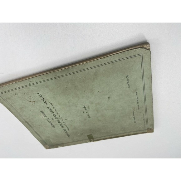 1939 Complete Index Perpetual Trouble Shooter's Manuals Vol 1-10 John F Rider - Picture 7 of 10